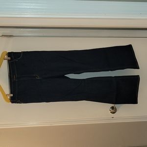 Old Navy Mid Rise Boot-cut Jeans, Size 24, Dark Wash